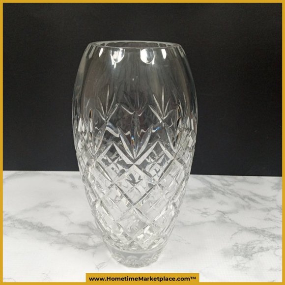 Handmade Samobor Crystal Vase ( Vintage ) - Picture 1 of 6